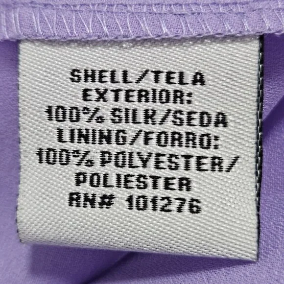 VTG I.C.E. Purple Green 100% Silk Chiffon Floral Beaded Flowy Maxi Long Skirt M - Picture 4 of 13